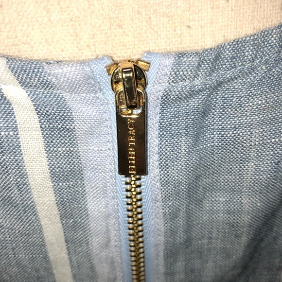 Ellen Tracy linen sleeveless striped blouse Size S - Picture 6 of 6